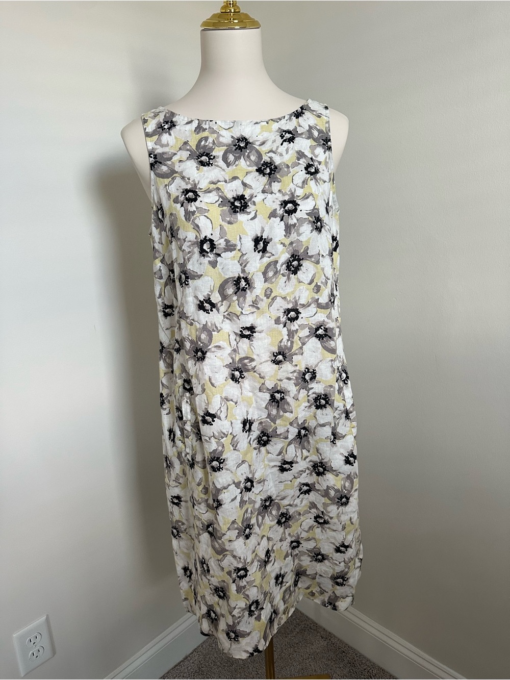 J. Jill Floral Linen Dress
